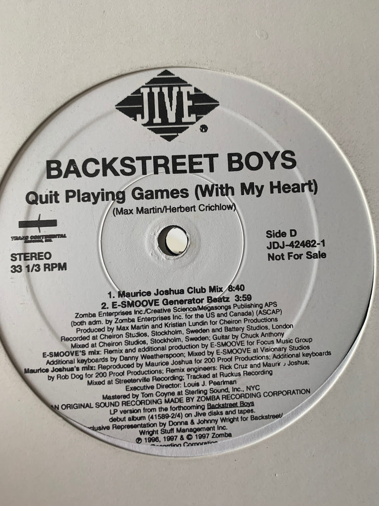 Backstreet Boys - Quit Playing Games (With My Heart) (1996)