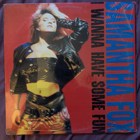 Samantha Fox - I Wanna Have Some Fun (1988 LP Vinyl) Used Like New