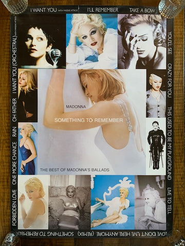 Madonna -- Something TO Remember Promo  poster