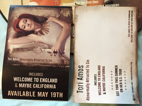 Tori Amos - Promo 4x6 postcards
