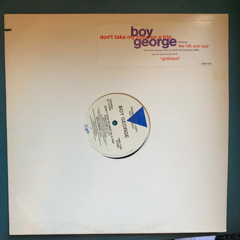 Boy George - Don't Take My Mind On A Trip PROMO 12" remix LP Vinyl