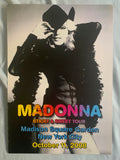 Madonna NYC 2008 Sticky & Sweet Tour Print Madison Square Garden Poster