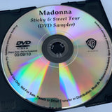 Madonna Sticky & Sweet Promo Promotional DVD Sampler