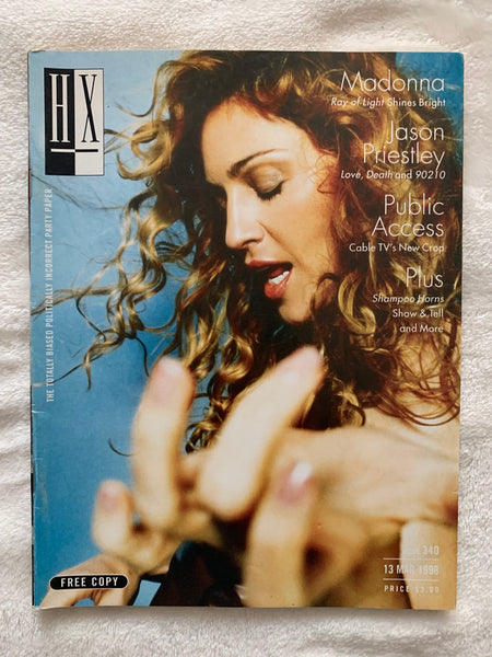 Madonna - HX Magazine RAY OF LIGHT