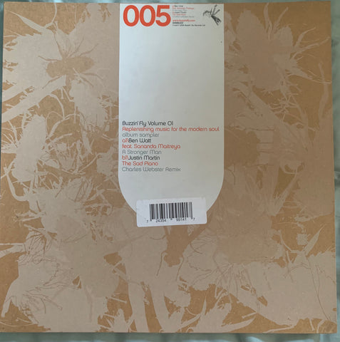Ben Watt / Buzzin' Fly  12" LP VINYL album sampler - Used