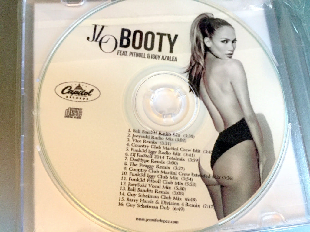 Jennifer Lopez Ft Iggy Azalea Booty Dj Cd Single Borderline Music 2380