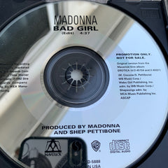 Madonna - BAD GIRL (Promo CD single) Used – Borderline MUSIC