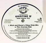 Kristine W.  - One More Try 12" IMPORT (DJ Promo) UK Vinyl