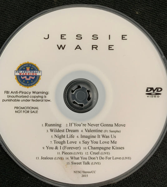 Jessie Ware - Music Video Collection DVD (NTSC)