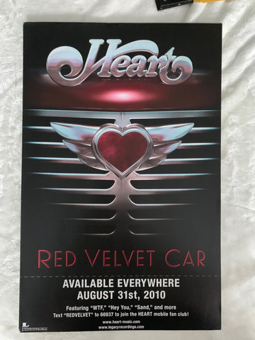 Heart - promo 11x17 poster  RED VELVET CAR