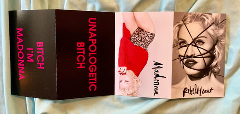 Madonna - REBEL HEART set of 4 Official postcards