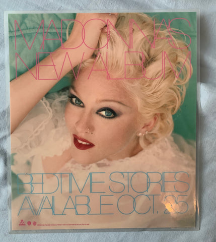 Madonna Bedtime Stories Promotional Counter display / Laminated (no stand)