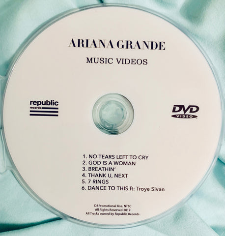 Ariana Grande - Music Videos 2018/2019 DVD (NTSC)