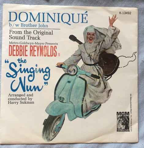 Debbie Reynolds - The Singing Nun 45 vinyl - Original Used
