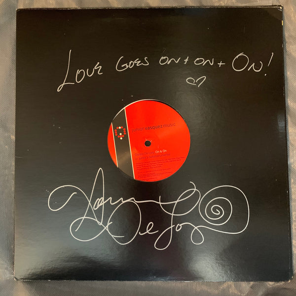 Donna De Lory - On And On (1999 LP 12" remix vinyl) - Autographed