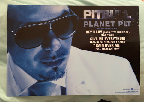 Pitbull -- Planet Pit promotional poster flat