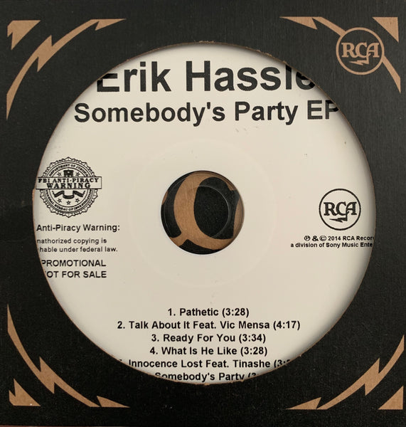 Erik Hassle - Somebody's Party EP (Promo CD)