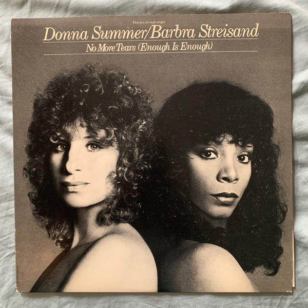 Donna Summer / Barbra Streisand - No More Tears (Enough is Enough) Disco 12" remix LP VINYL - Used