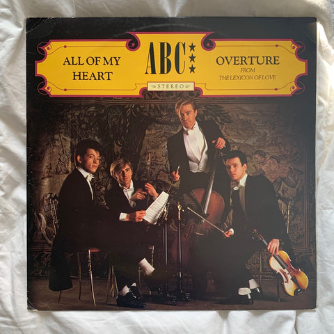 ABC - All Of My Heart  / Overture Import 12" LP VINYL - used