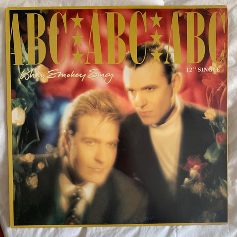 ABC - When Smokey Sings 1987 US 12" remix LP VINYL - used