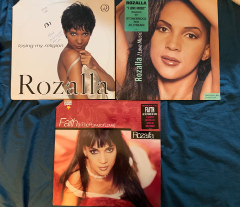 Rozalla - 3 original  90's 12" Remix LP Vinyls - Used