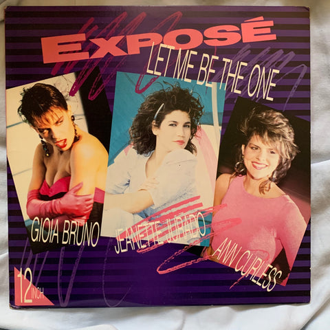 Exposé  - LET ME BE THE ONE 12"  LP VINYL - Used