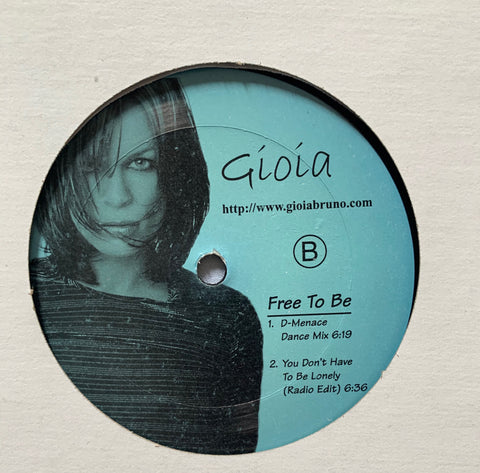GIOIA (Exposé ) - Free To BE (Promo 12" remix VINYL) used