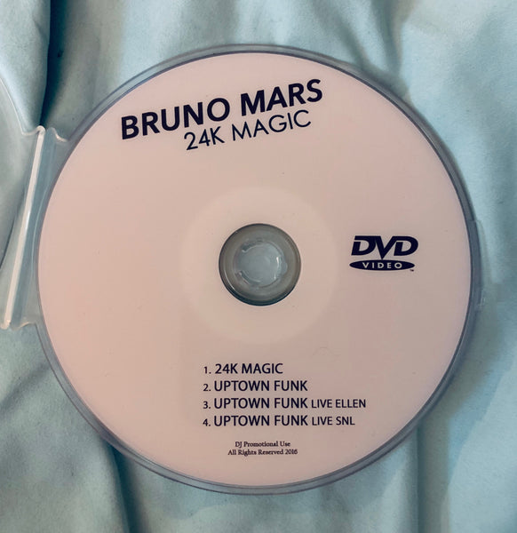 Bruno Mars - Uptown Funk / 24K Magic + LIVE  DVD single (NTSC)