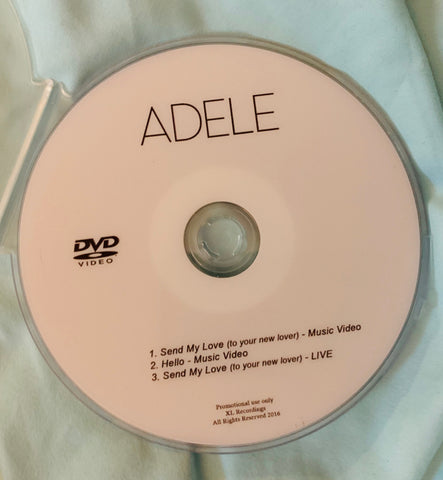 Adele - HELLO/ Send Your Love  DVD single +
