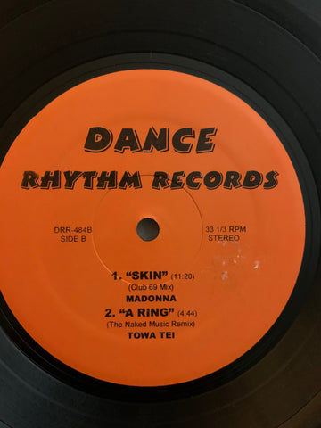 Dance Rhythm Records - DJ PROMO 12" remix LP VINYL : Madonna, Sting, Towa Tei