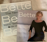 Bette Midler - PROMOTIONAl Poster Flats for BETTE - double sided