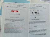 Madonna  - EVITA promotional press folder w/ Photo slides