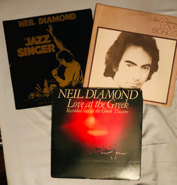 Neil Diamond - 3 original LP VINYL - used