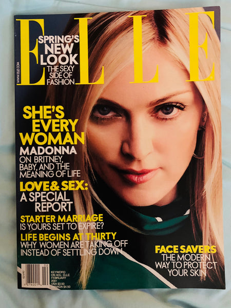 Madonna - ELLE Magazine 2001