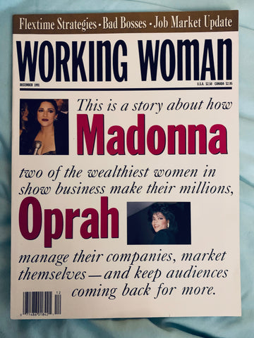 Madonna / Oprah - Working Woman Magazine