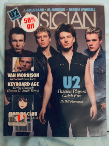 U2 - Musician Magazine 1985