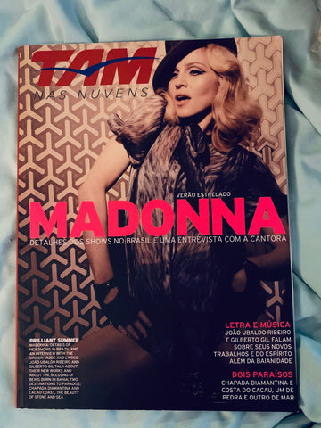 Madonna - TAM Airlines Magazine 2008 - Sticky & Sweet Brazil Tour