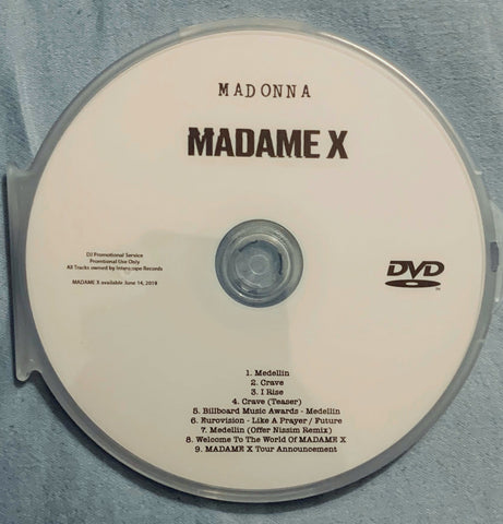 Madonna - MADAME X (DVD Promo)  NTSC