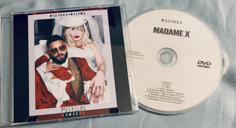 Madonna - MEDELLIN CD single + MADAME X DVD Promo Combo pack -