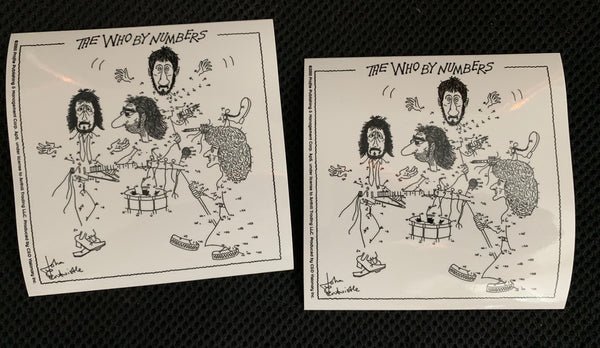 The Who By Numbers official sticker (2) -