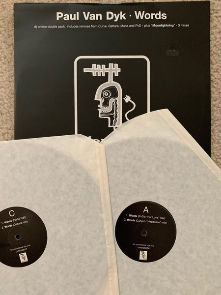 Paul Van Dyk - 12" LP Vinyl  "WORDS" double LP