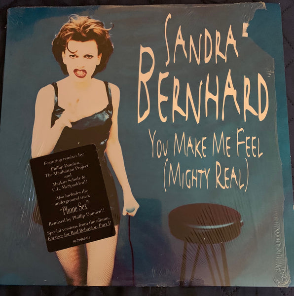Sandra Bernhard - You Make Me Feel Mighty Real 12" remix LP Vinyl - Used