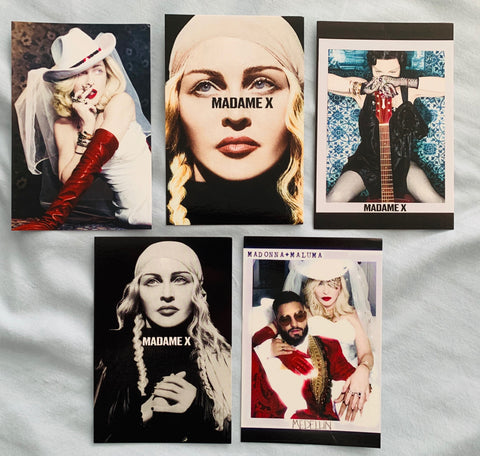 Madonna - set of 5 MADAME X promo postcards set #1