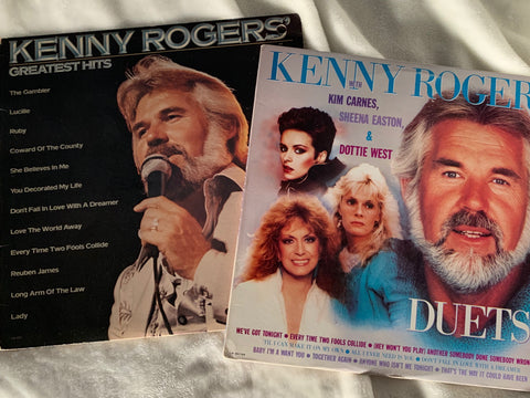 Kenny Rogers - 2 original LP Vinyl - used