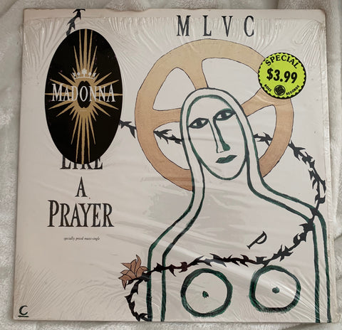 Madonna - Like A Prayer 12" LP Vinyl  original 12" w/ Hype