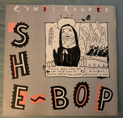 Cyndi Lauper - Be Bop 12" LP Vinyl - Used