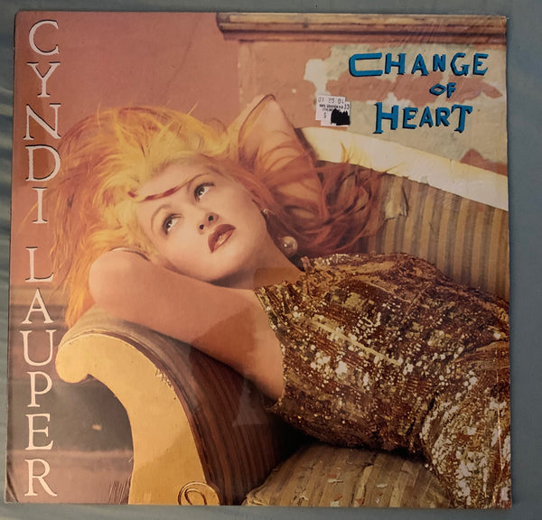 Cyndi Lauper - Change Of Heart 12" LP Vinyl - Sealed