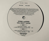Cyndi Lauper - You Don't Know  (PROMO) 12" LP Vinyl - Used