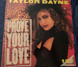 Taylor Dayne - Prove Your Love 12" LP vinyl -used Light wear