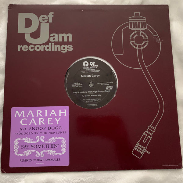 Mariah Carey - Promotional 12' LP Vinyl "Say Somethin'